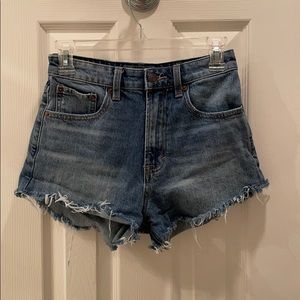 Denim shorts